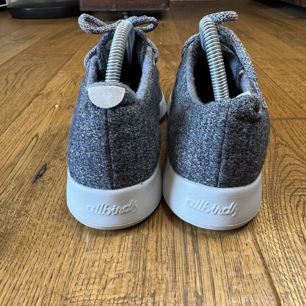 Allbirds Wool Runners Charcoal Grey Womens Sz 9 Running Walking Shoes Sneakers - Picture 5 of 6